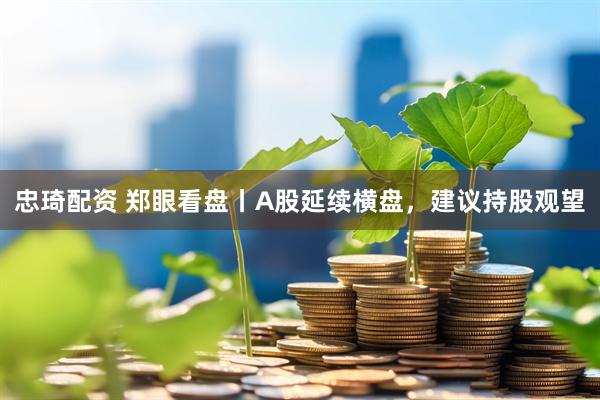 忠琦配资 郑眼看盘丨A股延续横盘，建议持股观望