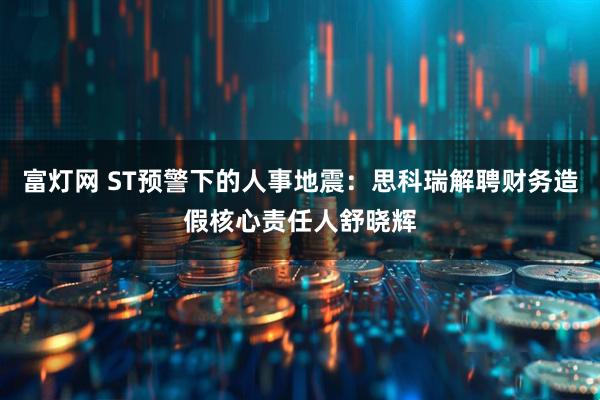 富灯网 ST预警下的人事地震：思科瑞解聘财务造假核心责任人舒晓辉